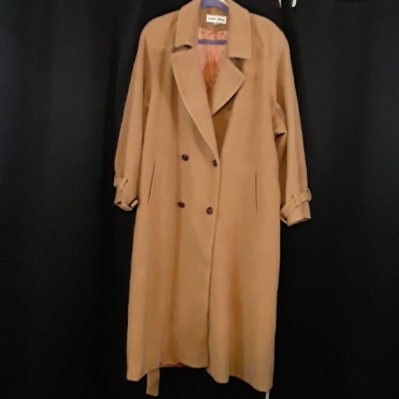Albert Nipon Jackets & Blazers - Vintage Albert Nipon 100% Camel Hair Trench Coat